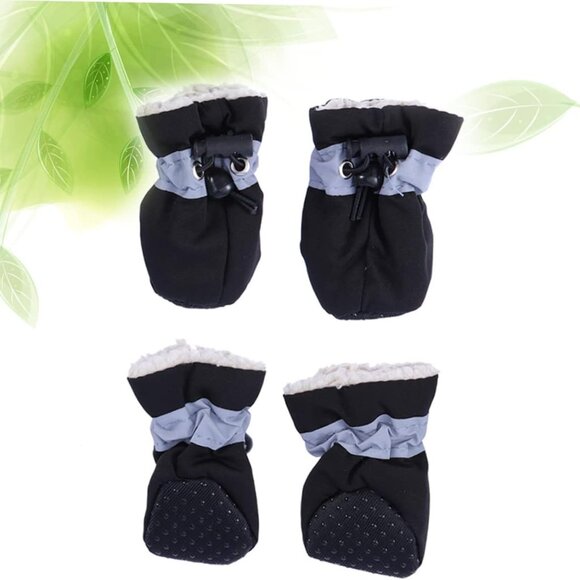 Rainboot Dogs Cat Shoes Rain Booties Winter Snow Rain Protector Warm Pet S - Picture 5 of 9